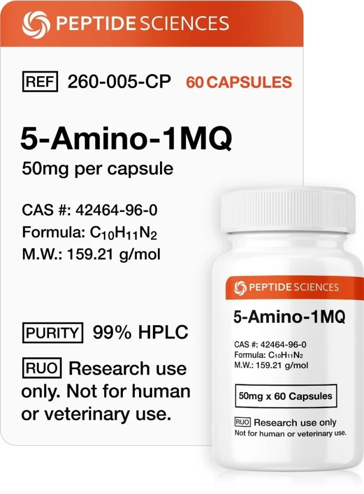 5-Amino-1MQ 50mg (60 Capsules) - Peptide Sciences - Peptídeo