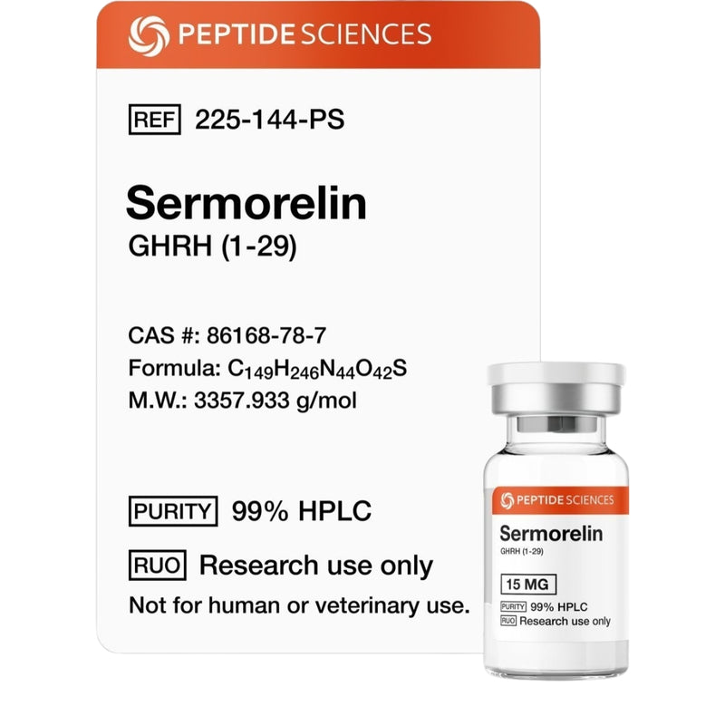 Sermorelin 15mg GHRH 1-29 - Peptide Sciences