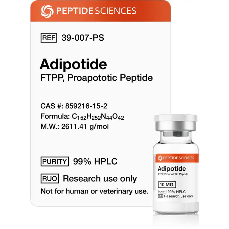 Adipotide (FTPP) 10mg - Peptide Sciences - Peptídeo