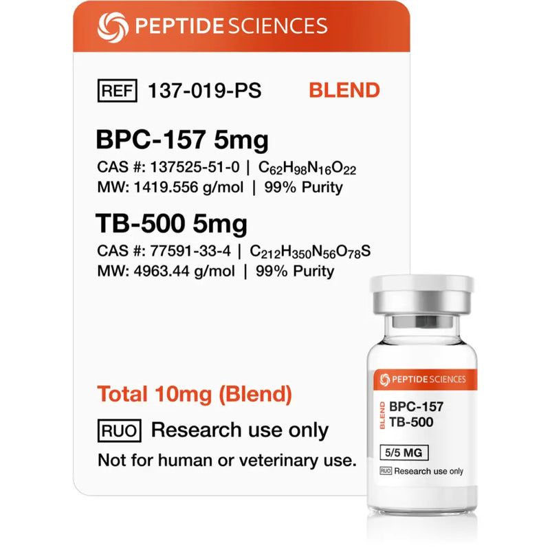 BPC-157 TB-500 Wolverine stack 10mg (Blend) - Peptide Sciences - Peptídeo