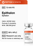 Epithalon (Epitalon) 50 mg - Peptides Sciences - Peptídeo
