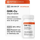 GHK-Cu (2mg x 60 Capsules) (Copper Tripeptide) - Peptide Sciences - Peptídeo