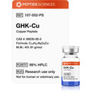 GHK-Cu 50mg Copper Peptide - Peptide Sciences - Peptídeo