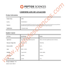 GHRH 10mg - Peptide Sciences - Peptídeo