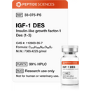IGF-1 DES 1mg - Peptide Sciences - Peptídeo