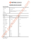 IGF-1 LR3 (Receptor Grade) 1mg - Peptide Sciences - Peptídeo