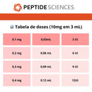 Ipamorelin 10mg - Peptide Sciences - Peptídeo