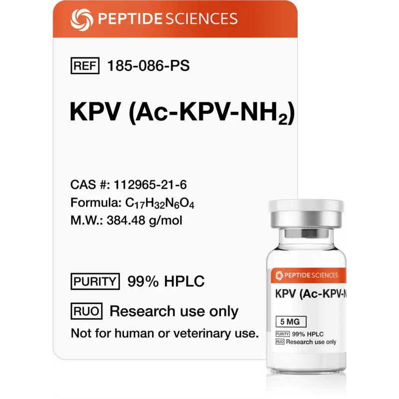 KPV (Ac-KPV-NH2) 5 mg - Peptide Sciences - Peptídeo