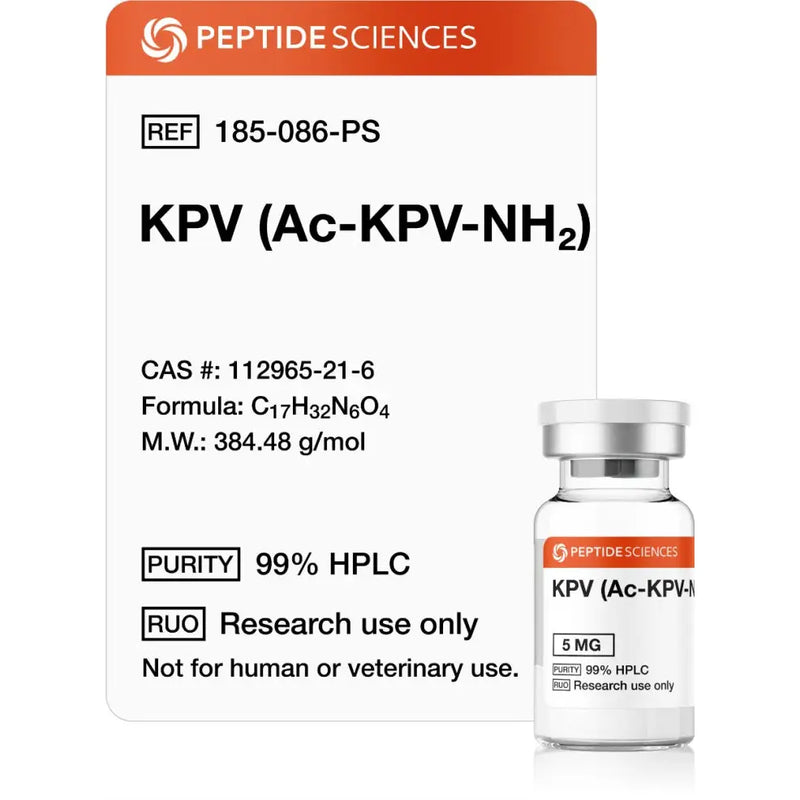 KPV (Ac-KPV-NH2) 5 mg - Peptide Sciences - Peptídeo