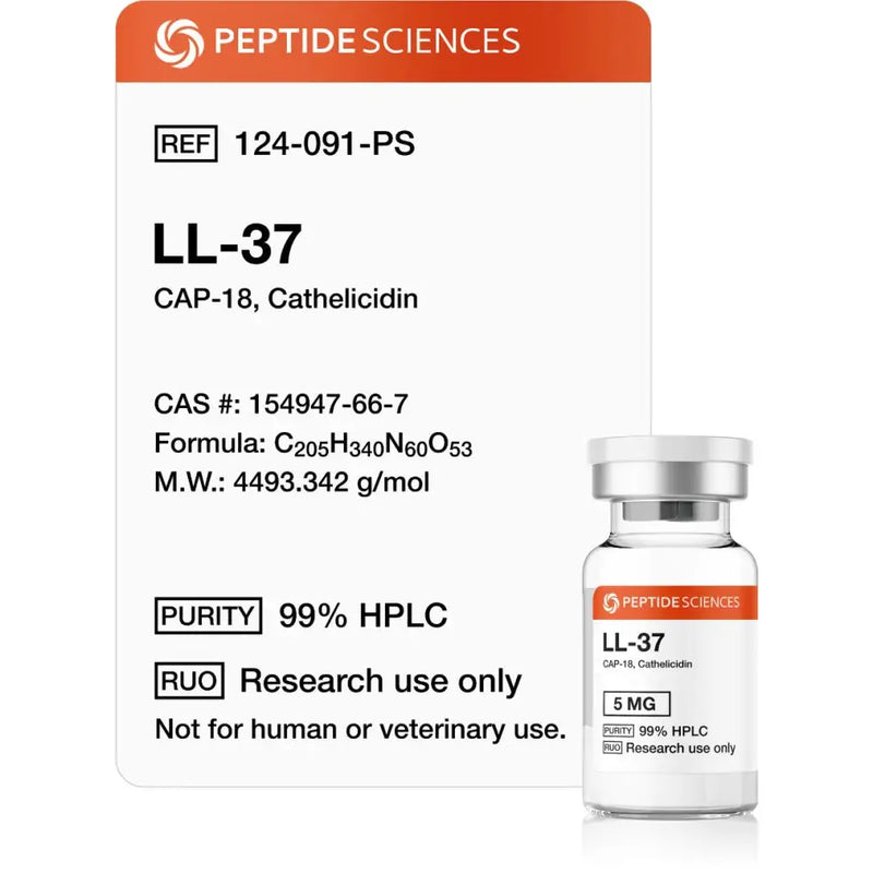 LL-37 5mg (CAP-18) - Peptide Sciences - Peptídeo