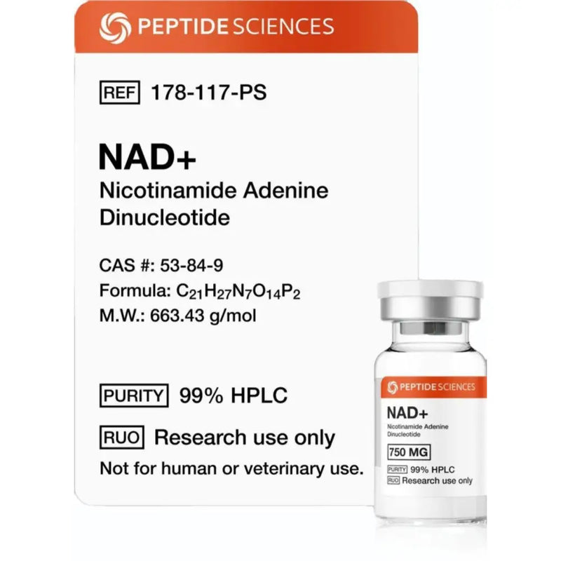 NAD+ 750mg - Peptide Sciences - Peptídeo
