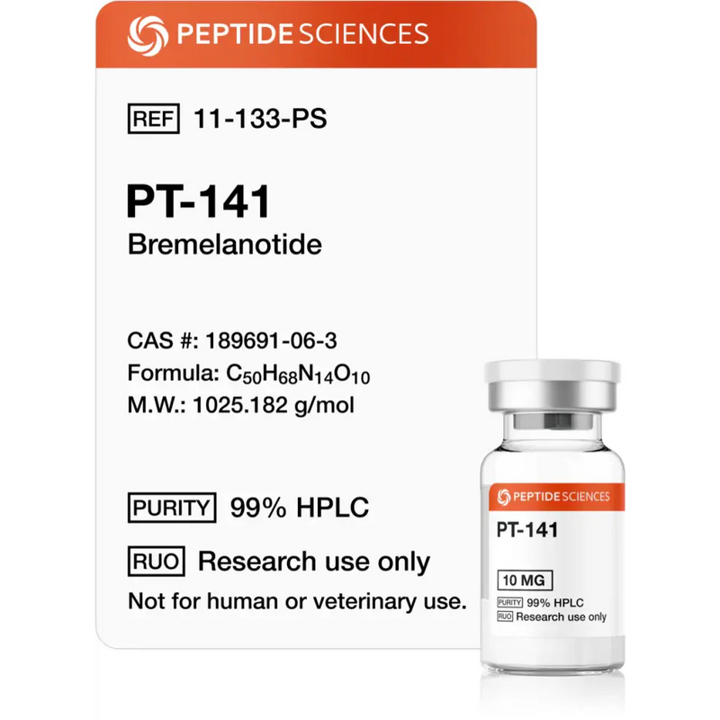 PT-141 10 mg - Peptide Sciences - Peptídeo