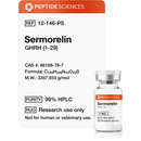 Sermorelin 5mg GHRH 1-29 - Peptide Sciences - Peptídeo