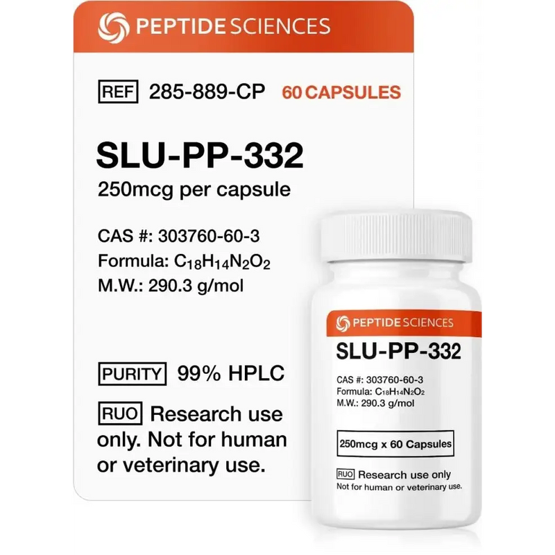 SLU-PP-332 250 mcg (60 Capsuels) - Peptide Sciences - Peptídeo